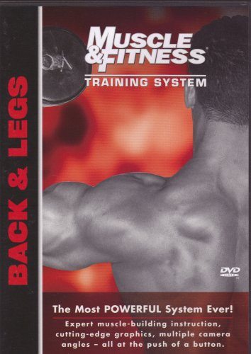 [USED - LIKE NEW] Muscle & Fitness Training System - Back & Legs - Collage Video