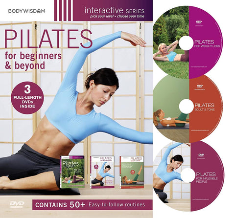 [USED - LIKE NEW] Pilates for Beginners & Beyond (3-DVD Set)