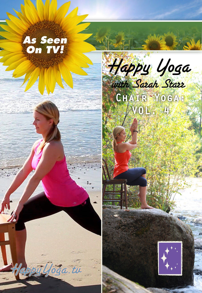 Happy Yoga with Sarah Starr: Chair Yoga Volume 4 - Collage Video