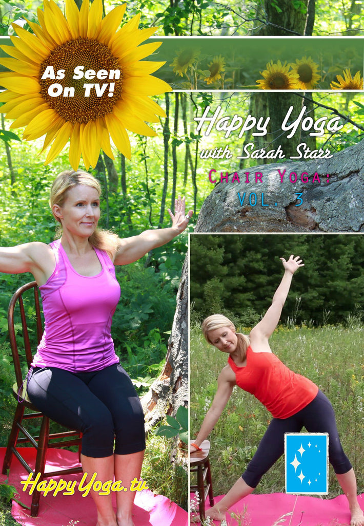 Happy Yoga with Sarah Starr: Chair Yoga Volume 3 - Collage Video