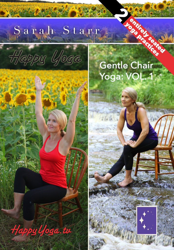 Happy Yoga Gentle Chair Yoga with Sarah Starr: Volume 1 - Collage Video