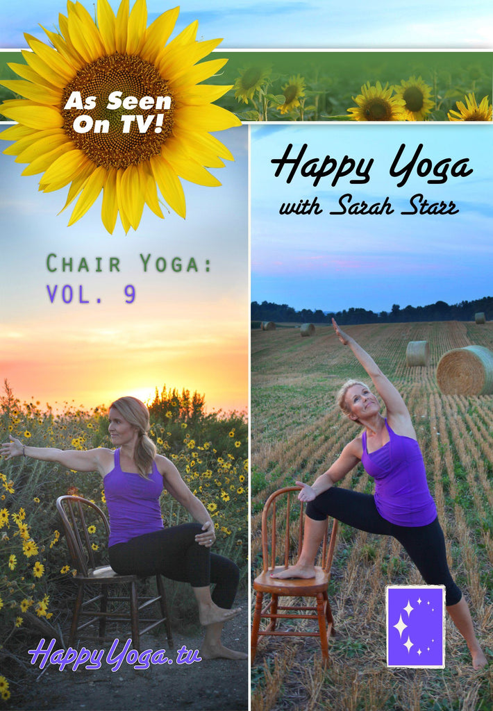 Happy Yoga with Sarah Starr: Chair Yoga Volume 9 - Collage Video
