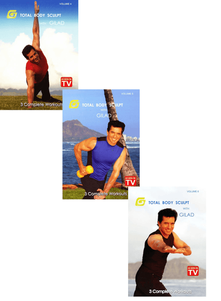 Gilad's Total Body Sculpt (TV series Vol. 4-6) Bundle | Collage Video
