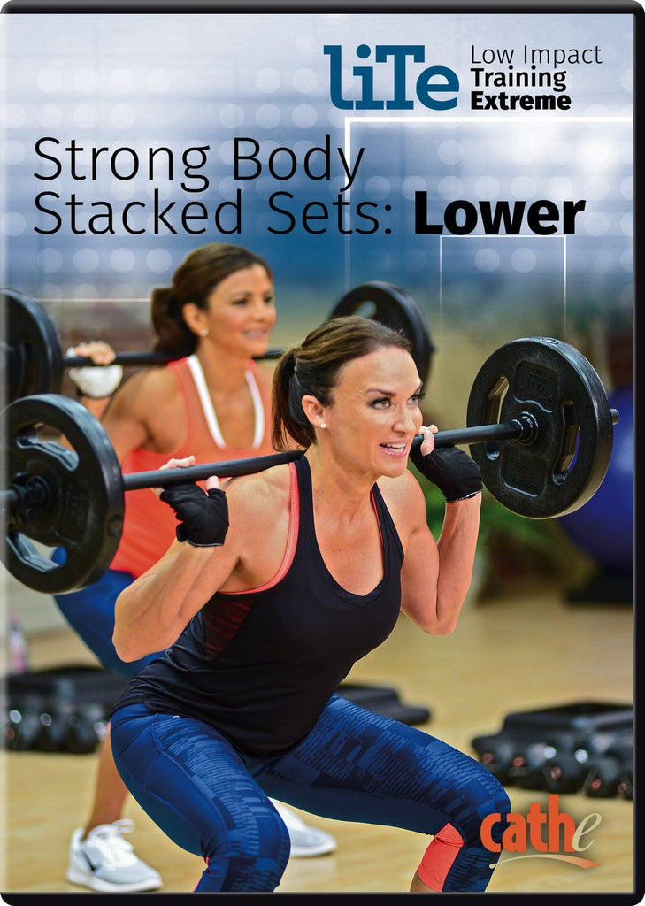 Cathe Friedrich's LITE Strong Body Stacked Sets: Lower - Collage Video