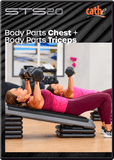 *NEW* Cathe STS 2.0 Body Parts Chest + Body Parts Triceps DVD - Collage Video