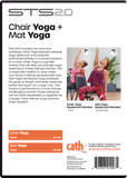 *NEW* Cathe STS 2.0 Chair Yoga + Mat Yoga DVD - Collage Video