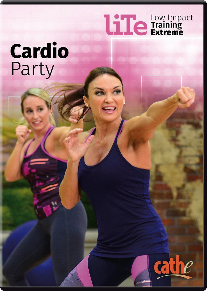 [USED - GOOD] Cathe Friedrich's LITE Cardio Party - Collage Video