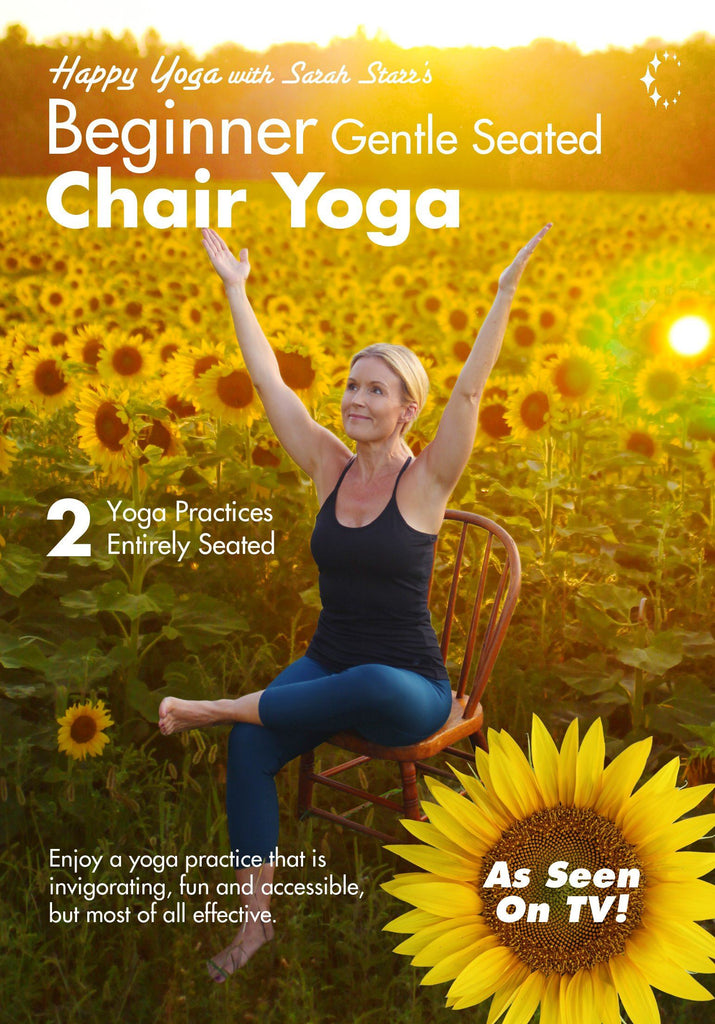 [USED - VERY GOOD] GENTLE SEATED CHAIR YOGA FOR BEGINNERS WITH SARAH STARR - Collage Video