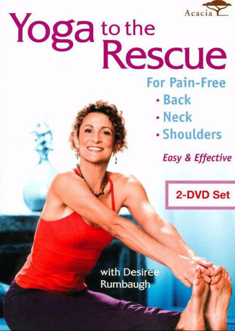 Yoga to the Rescue for Pain-Free Back, Neck & Shoulders (2-Pack)