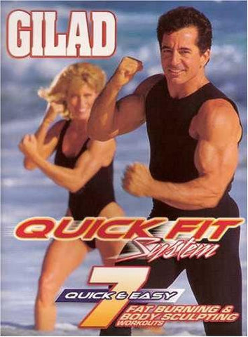 [USED - GOOD] GILAD'S QUICK FIT SYSTEM - FAT BURNING & BODY SCULPTING (4-DVD SET)