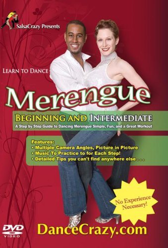 [USED - LIKE NEW]  Merengue Dance Lessons - Learn To Dance Merengue, Beginning & Intermediate Latin Dancing: A Step-By-Step Guide To Merengue Dancing - Collage Video