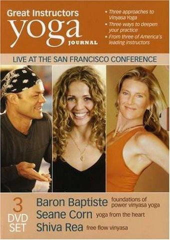 Yoga Journal: Great Instructors 3 Pk (Baron Baptiste, Shiva Rea, Seane Corn)