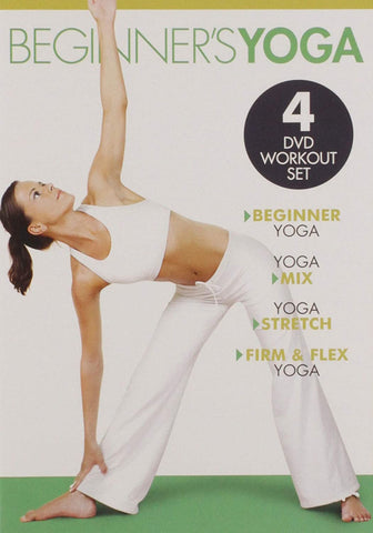 [USED - GOOD] Beginner's Yoga: Beginner Yoga / Yoga Mix / Yoga Stretch / Firm & Flex Yoga (4-DVD set)