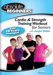 Angie Miller's Cardio & Strength Training for Seniors - Absolute Beginners Series - Collage Video