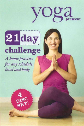 Yoga Journal: 21 Day Challenge Transform Your Body In 3 Weeks (4 Disc Set)