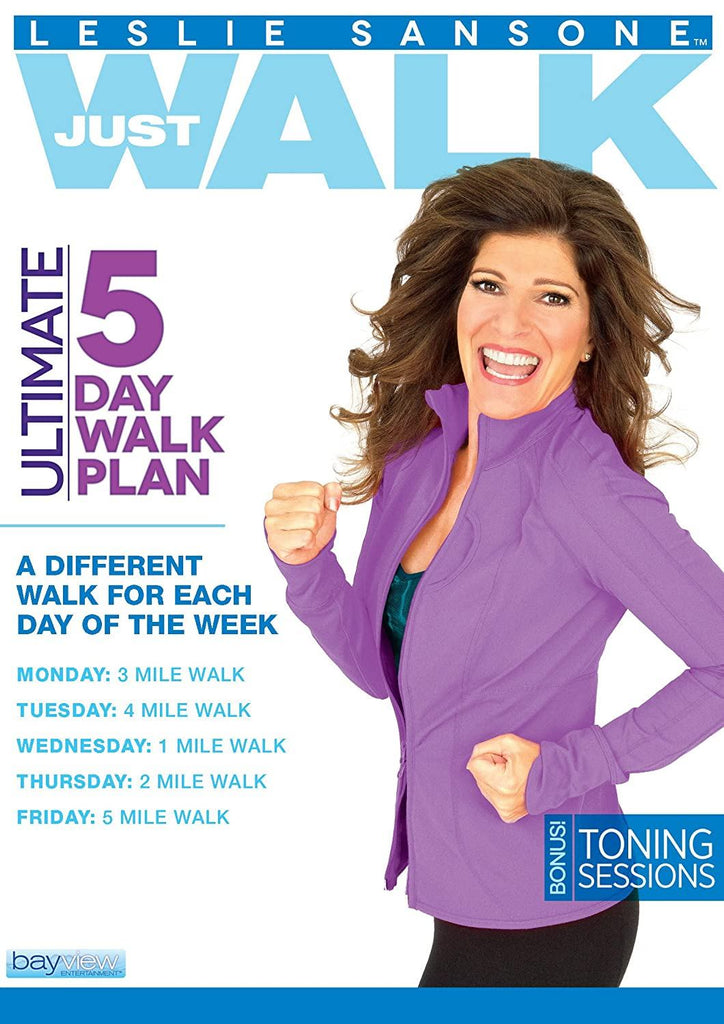 [USED - VERY GOOD] Leslie Sansone: Ultimate 5 Day Walk Plan - Collage Video