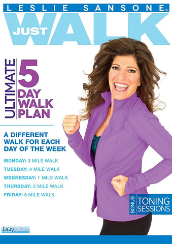 [USED - VERY GOOD] Leslie Sansone: Ultimate 5 Day Walk Plan