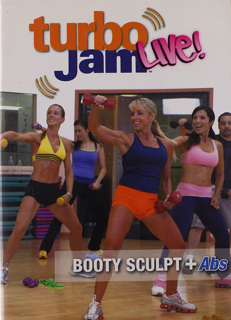 [USED - LIKE NEW] Turbo Jam Live! Booty Sculpt + Abs - Collage Video
