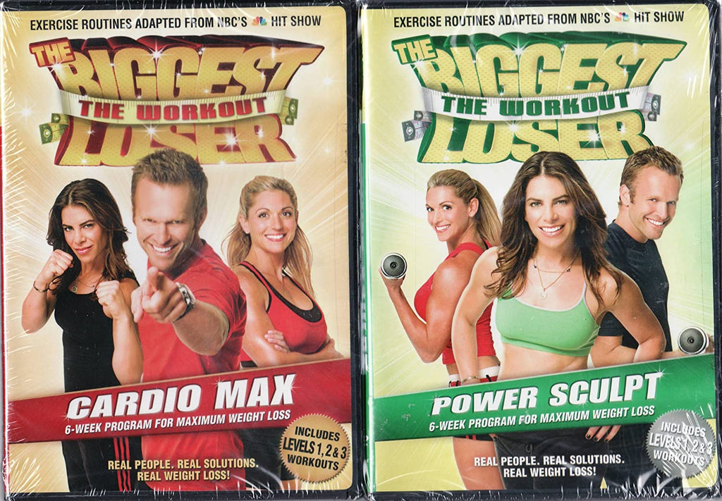 [USED - LIKE NEW] the biggest loser (cardio max & power sculpt) (2-DVD set) - Collage Video