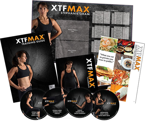 [USED - LIKE NEW] Xtfmax: 90 Day at Home Total Body Training (4-DVD set)