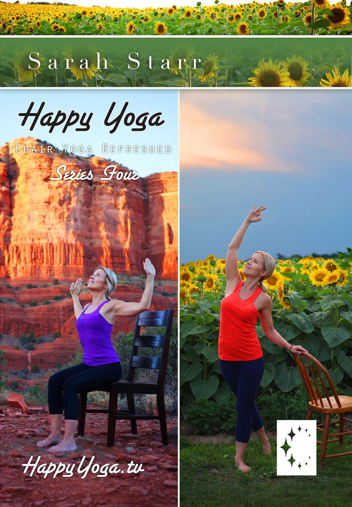 Happy Yoga with Sarah Starr: Chair Yoga Refreshed- Series Four - Collage Video