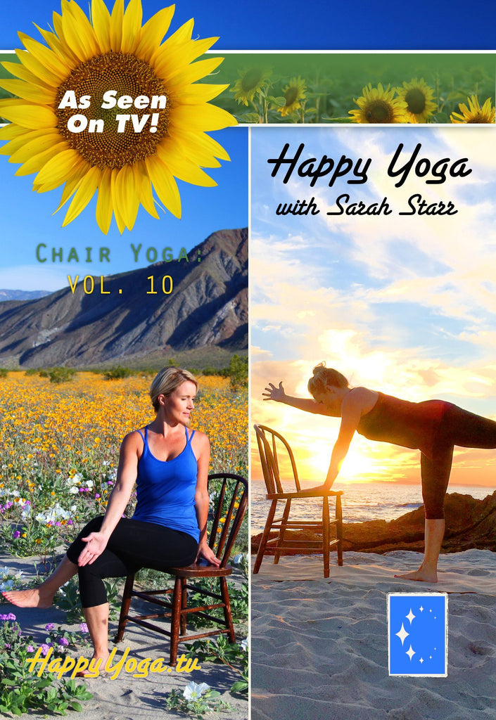 Happy Yoga with Sarah Starr: Chair Yoga Volume 10 - Collage Video