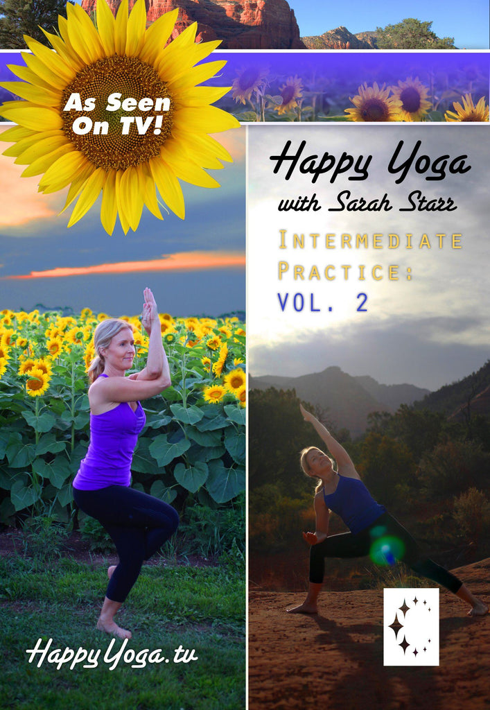 Happy Yoga with Sarah Star: Intermediate Volume 2 - Collage Video