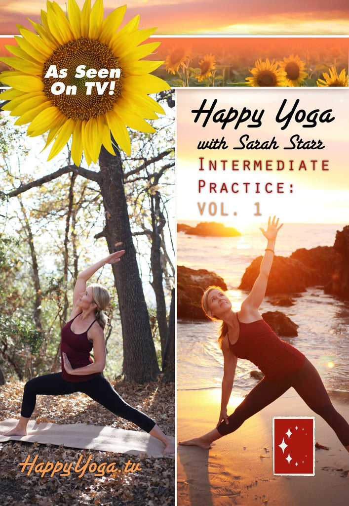 Happy Yoga with Sarah Starr: Intermediate Volume 1 - Collage Video