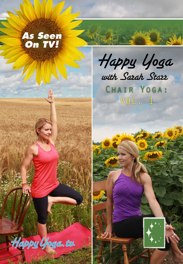Happy Yoga with Sarah Starr: Chair Yoga Volume 1 - Collage Video