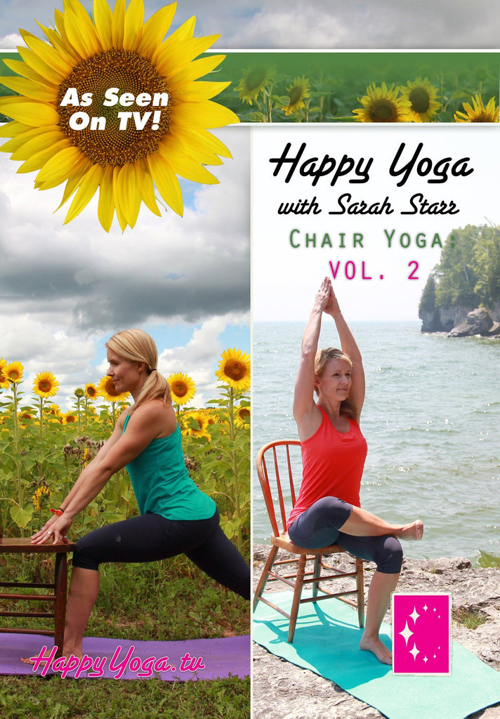 Happy Yoga with Sarah Starr: Chair Yoga Volume 2 - Collage Video