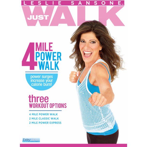 [USED - LIKE NEW] Leslie Sansone: 4 Mile Power Walk - Collage Video