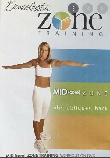 [USED - VERY GOOD] denise austin zone training MID core - Collage Video