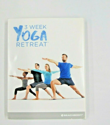 [USED - GOOD] Beachbody: 3- week Yoga Retreat (4-DVD Set)