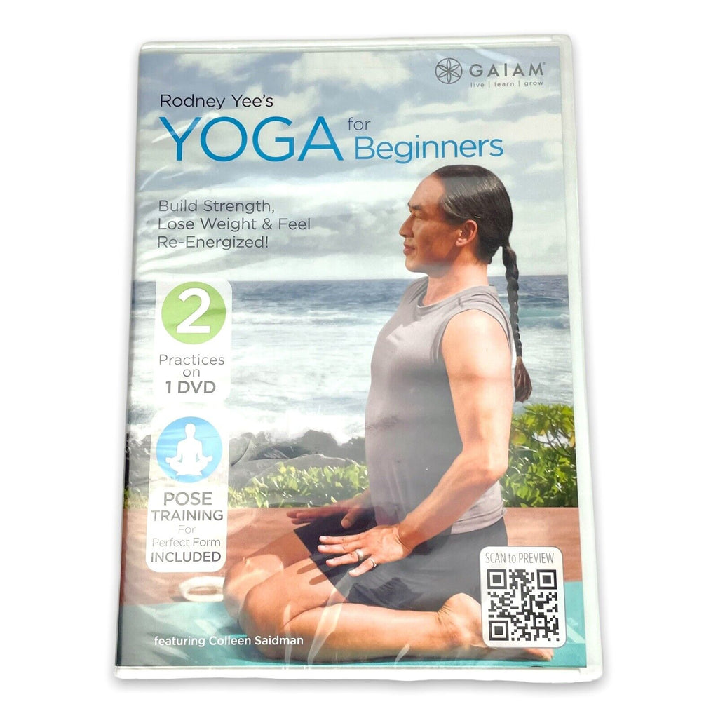 [USED - LIKE NEW] Rodney Yee's Yoga for Beginners - 2 Practices - Collage Video