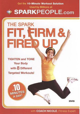 [USED - VERY GOOD] the spark fit, firm & fired up with Coach Nicole